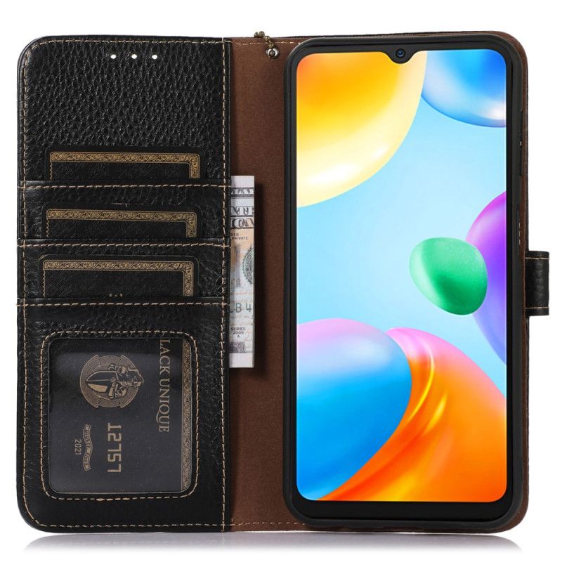 Peňaženkový Kryt Honor Magic 5 Lite Originálna Kožená Rfid Ochrana