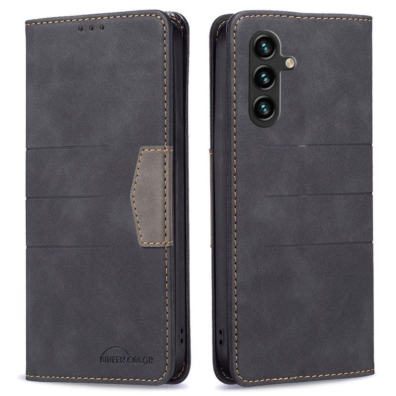 Flipové Puzdro Samsung Galaxy A14 / A14 5G Kožené Puzdro Binfen Farba