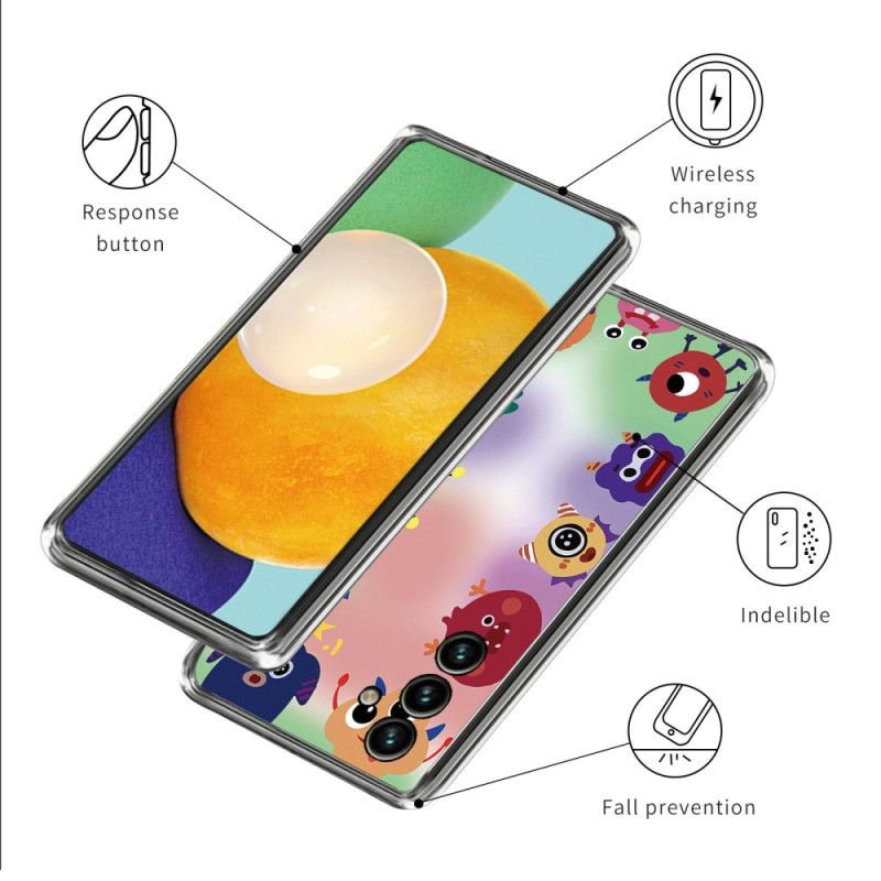 Kryt Samsung Galaxy A14 / A14 5G Flexibilné Malé Príšery