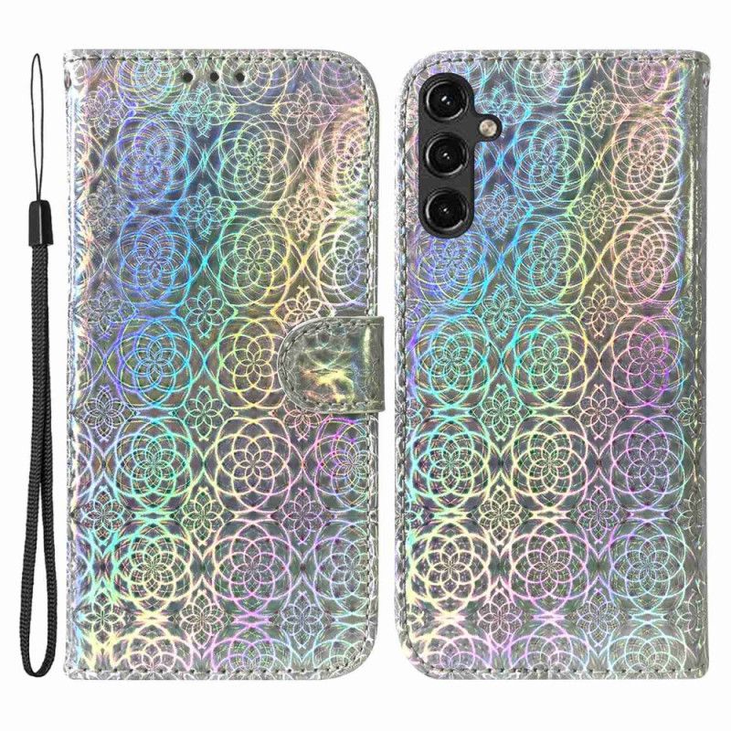 Peňaženkový Kryt Samsung Galaxy A14 / A14 5G Disco-štýl