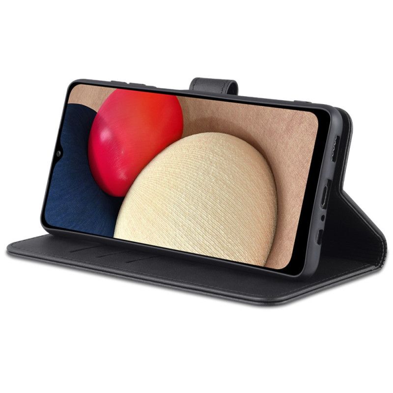 Peňaženkový Kryt Samsung Galaxy A14 / A14 5G Klasický Kožený Efekt Azns