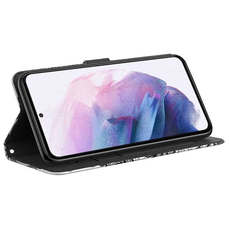 Peňaženkový Kryt Samsung Galaxy A14 / A14 5G Remienková Čipka