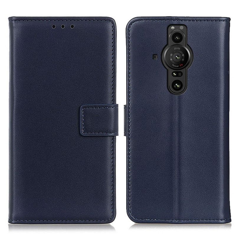 Kožené Puzdro Sony Xperia Pro-I Obyčajná Umelá Koža