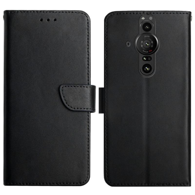 Kožené Puzdro Sony Xperia Pro-I Pravá Koža Nappa