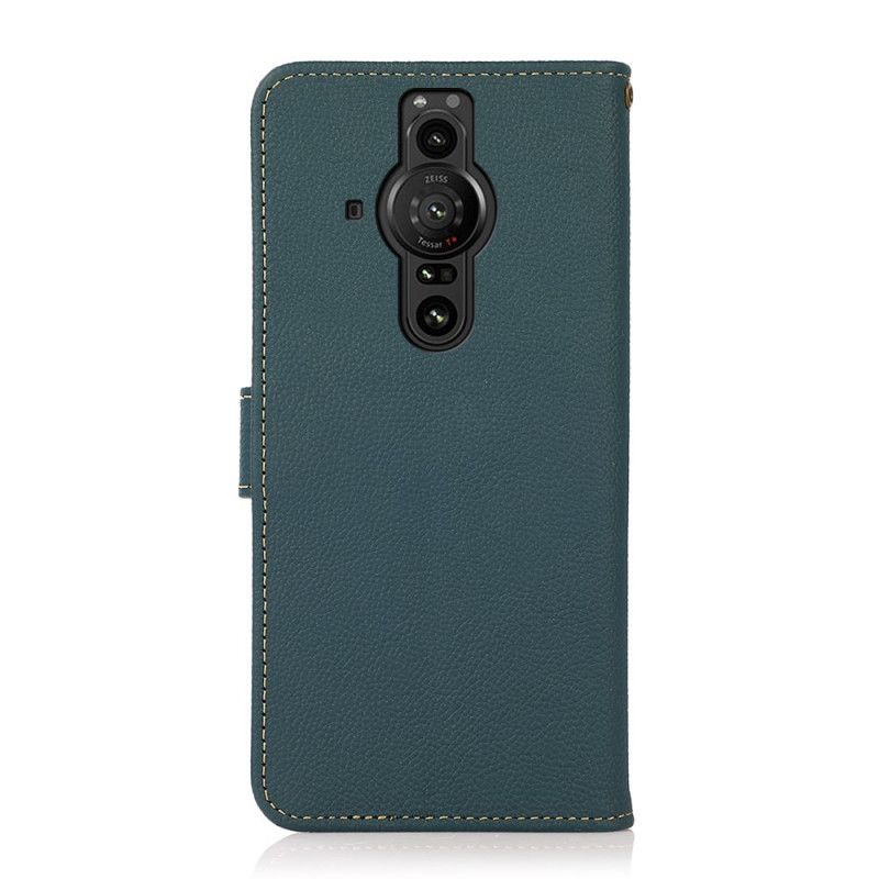 Peňaženkový Kryt Sony Xperia Pro-I Khazneh Koža