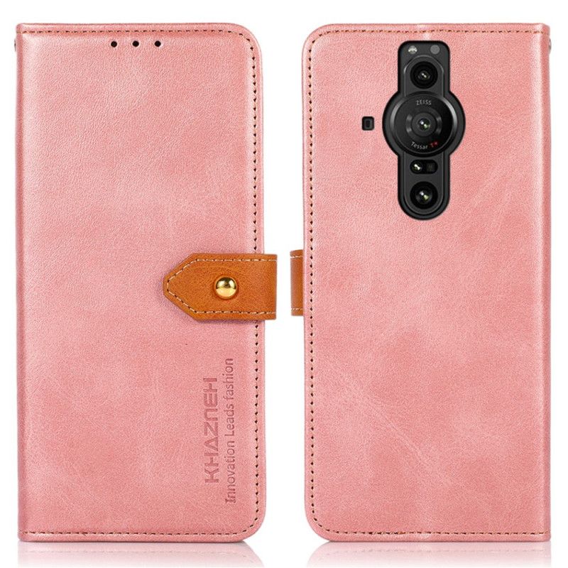 Peňaženkový Kryt Sony Xperia Pro-I S Popruhom Khazneh