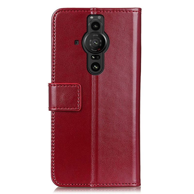 Peňaženkový Kryt Sony Xperia Pro-I Trikolórový Kožený Efekt
