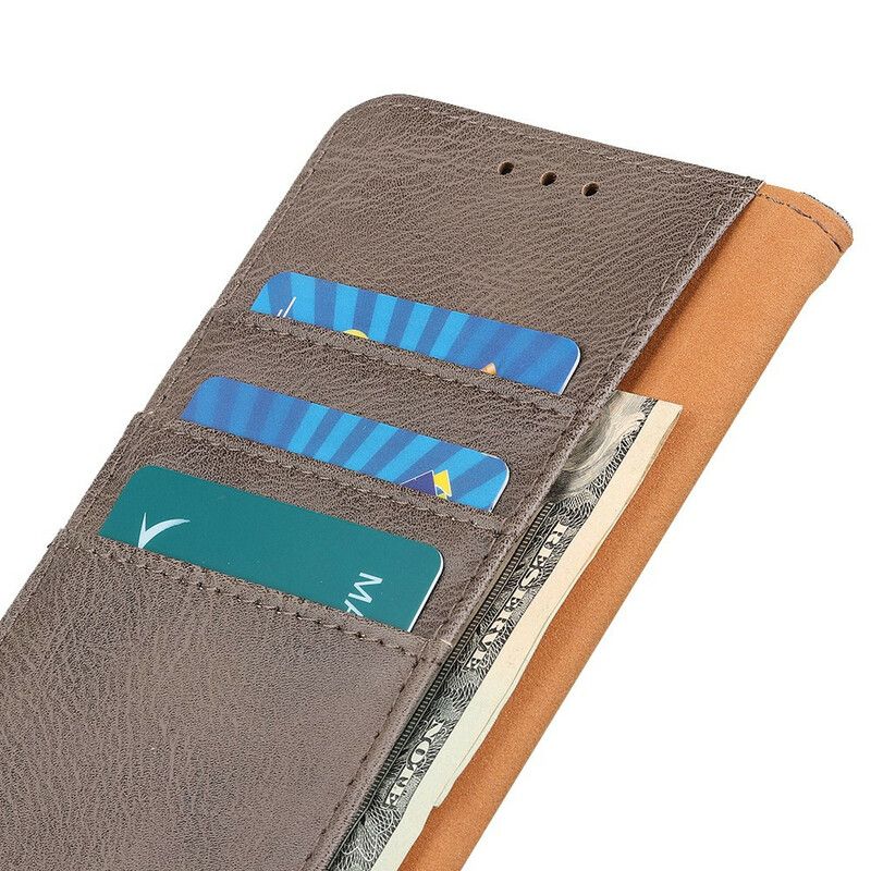 Kožené Puzdro Xiaomi Redmi 9 Imitácia Kože Khazneh