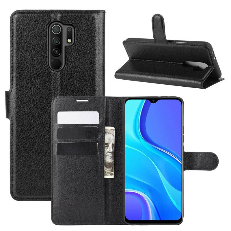 Kožené Puzdro Xiaomi Redmi 9 Klasická Umelá Koža