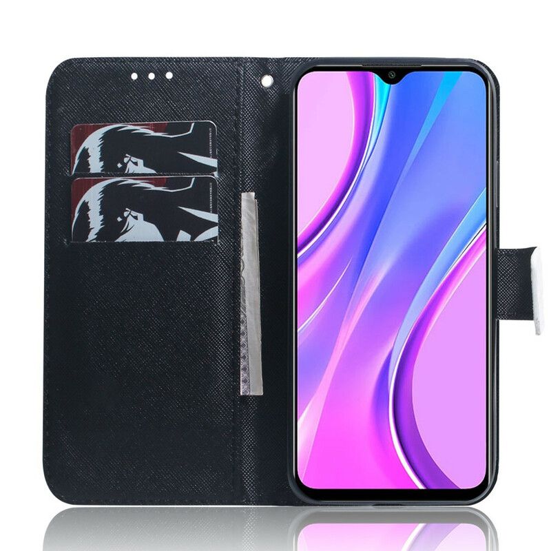 Kožené Puzdro Xiaomi Redmi 9 Tvár Pandy