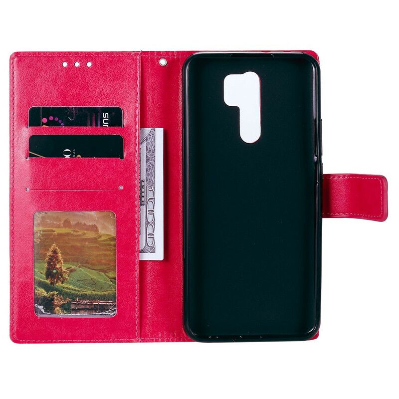 Peňaženkový Kryt Xiaomi Redmi 9 Slnečná Mandala