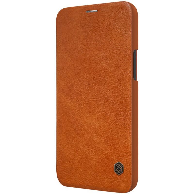 Flipové Puzdro iPhone 12 Mini Kožené Puzdro Séria Nillkin Qin