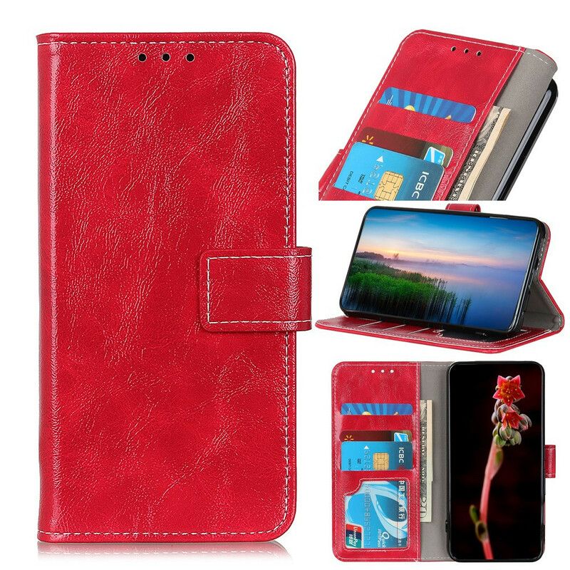 Flipové Puzdro iPhone 12 Mini Lesklé A Odhalené Švy