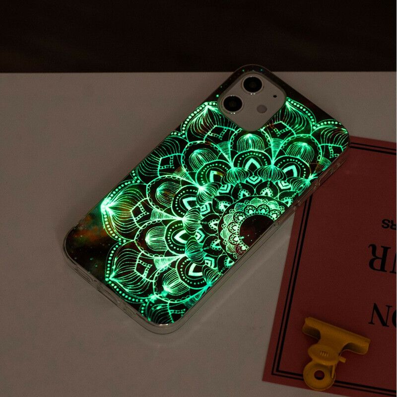 Kryt iPhone 12 Mini Fluorescenčná Kvetinová Séria