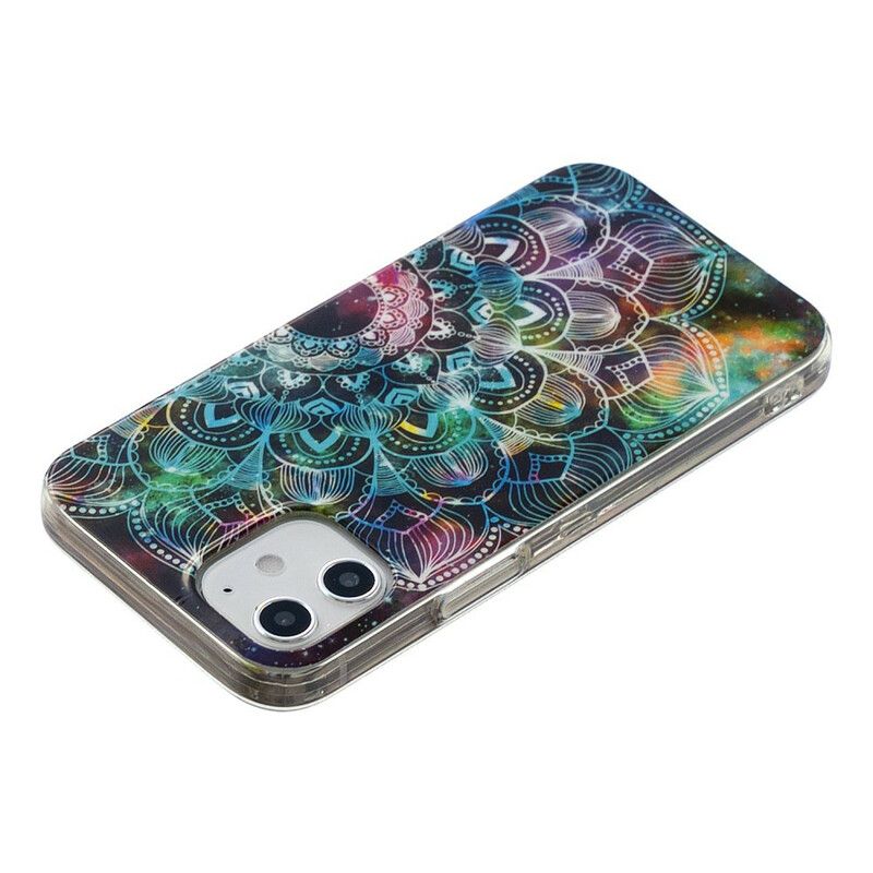 Kryt iPhone 12 Mini Fluorescenčná Kvetinová Séria