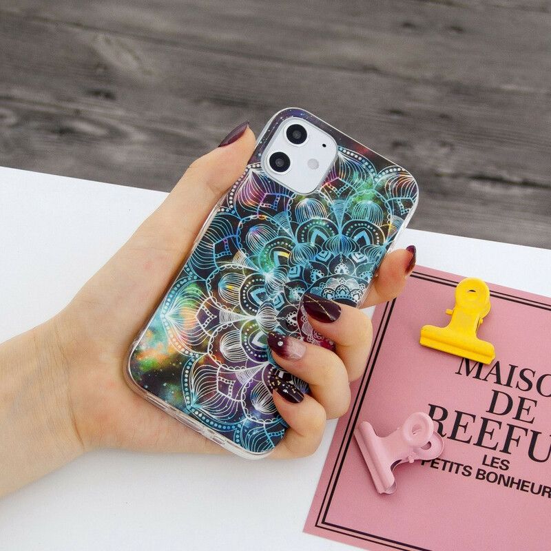 Kryt iPhone 12 Mini Fluorescenčná Kvetinová Séria