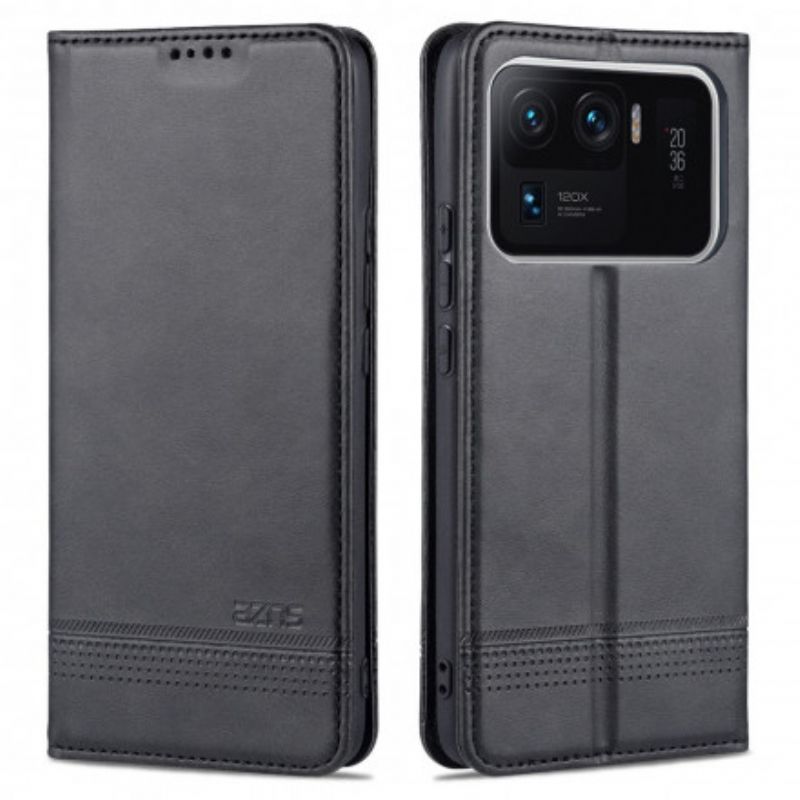 Flipové Puzdro Xiaomi Mi 11 Ultra Kožené Puzdro Kožený Štýl Azns