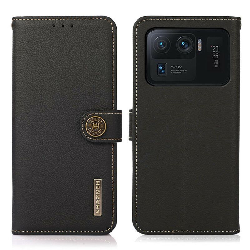 Kožené Puzdro Xiaomi Mi 11 Ultra Khazneh Rfid Pravá Koža