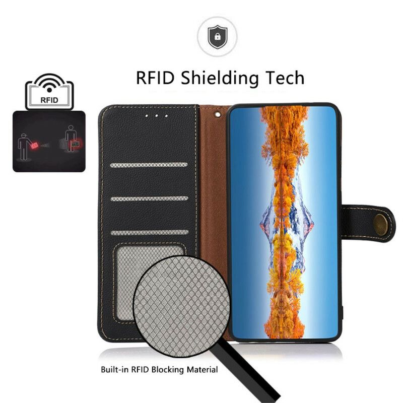 Kožené Puzdro Xiaomi Mi 11 Ultra Khazneh Rfid Pravá Koža