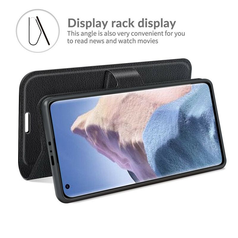 Kožené Puzdro Xiaomi Mi 11 Ultra Klasický Kožený Efekt Litchi