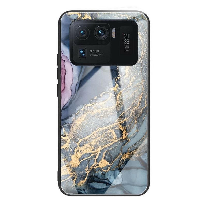 Kryt Xiaomi Mi 11 Ultra Akvarelové Mramorové Tvrdené Sklo