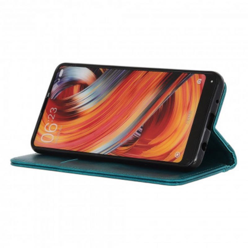 Flipové Puzdro Samsung Galaxy A22 5G Kožené Puzdro Verzia Litchi Split Leather