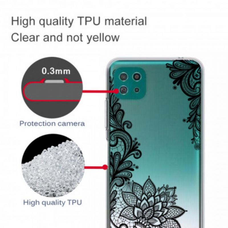 Kryt Samsung Galaxy A22 5G Nádherná Čipka
