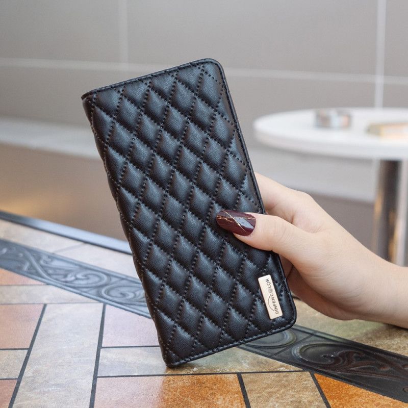 Flipové Puzdro Xiaomi 13 Kožené Puzdro Binfen Color Style Prešívané