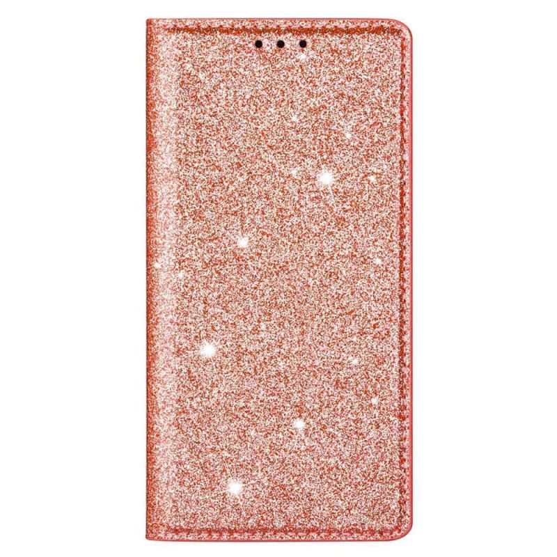 Flipové Puzdro Xiaomi 13 Kožené Puzdro Flitrový Štýl