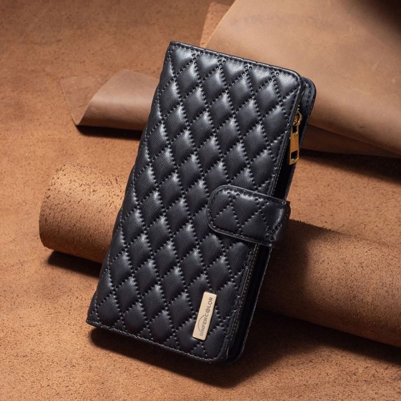 Kožené Puzdro Xiaomi 13 Binfen Color Style Prešívané