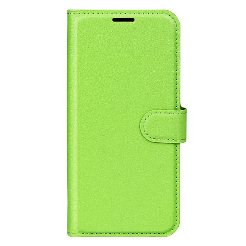 Kožené Puzdro Xiaomi 13 Klasická Liči Z Umelej Kože