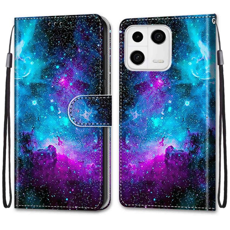 Kožené Puzdro Xiaomi 13 Kozmická Obloha