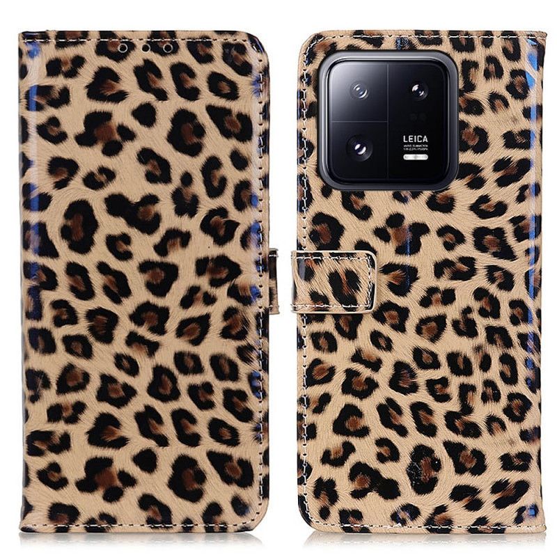 Kožené Puzdro Xiaomi 13 Leopard