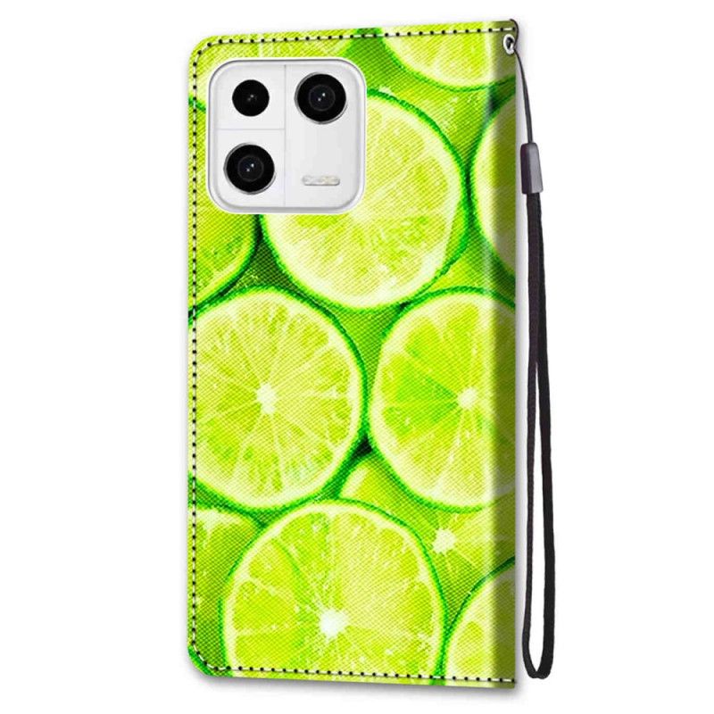 Kožené Puzdro Xiaomi 13 Limetky