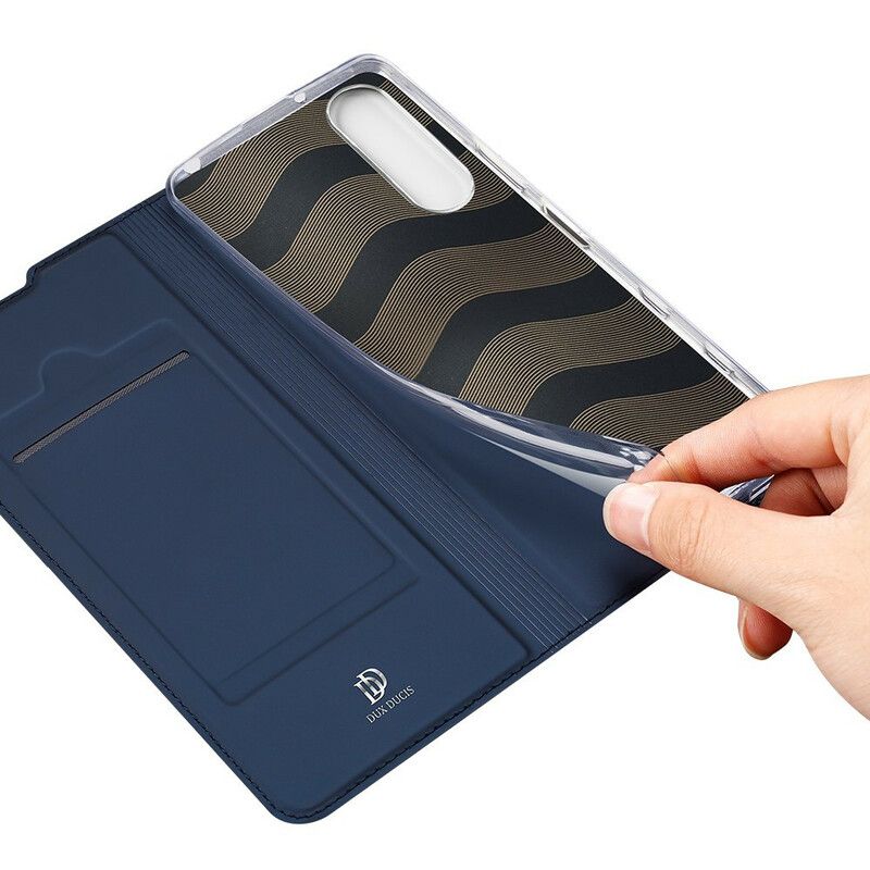 Flipové Puzdro Sony Xperia 5 II Kožené Puzdro Skin Pro Dux Ducis