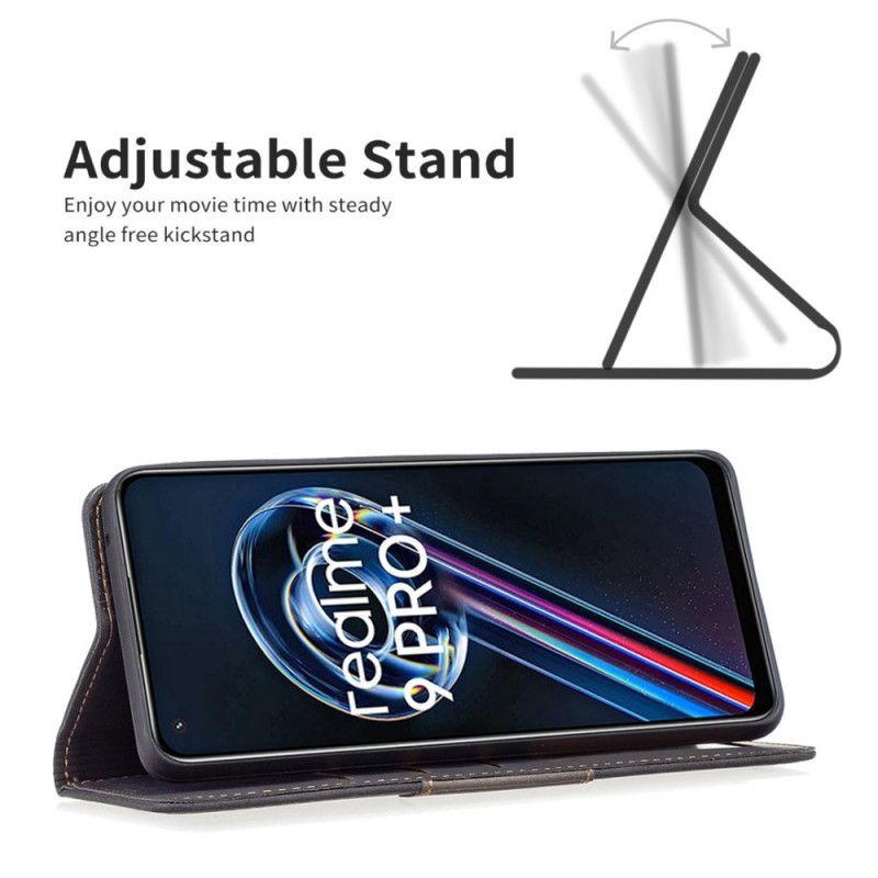 Flipové Puzdro Realme 9 Pro Plus Kožené Puzdro Farba Binfen