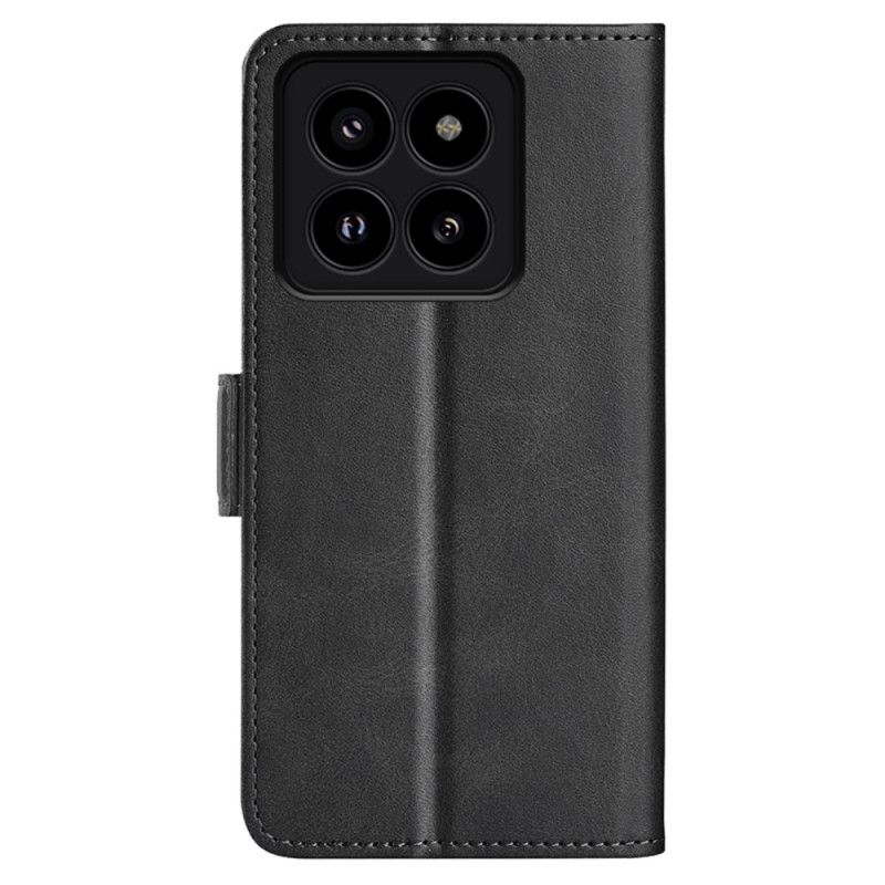 Kožené Puzdro Xiaomi 14 Pro Dvojité Magnetické Zapínanie