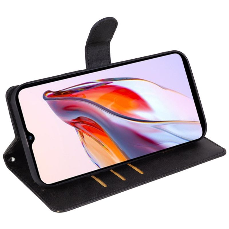 Kožené Puzdro Xiaomi 14 Pro Kryt Na Mobil Kožený Efekt S Remienkom