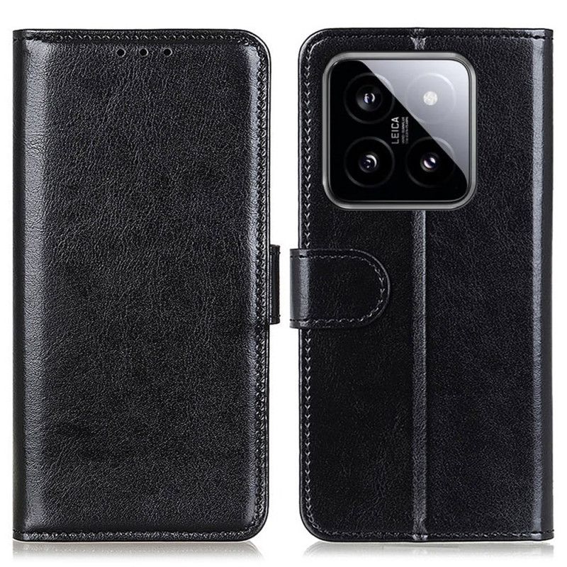 Puzdro Na Xiaomi 14 Pro Umelá Lakovaná Koža