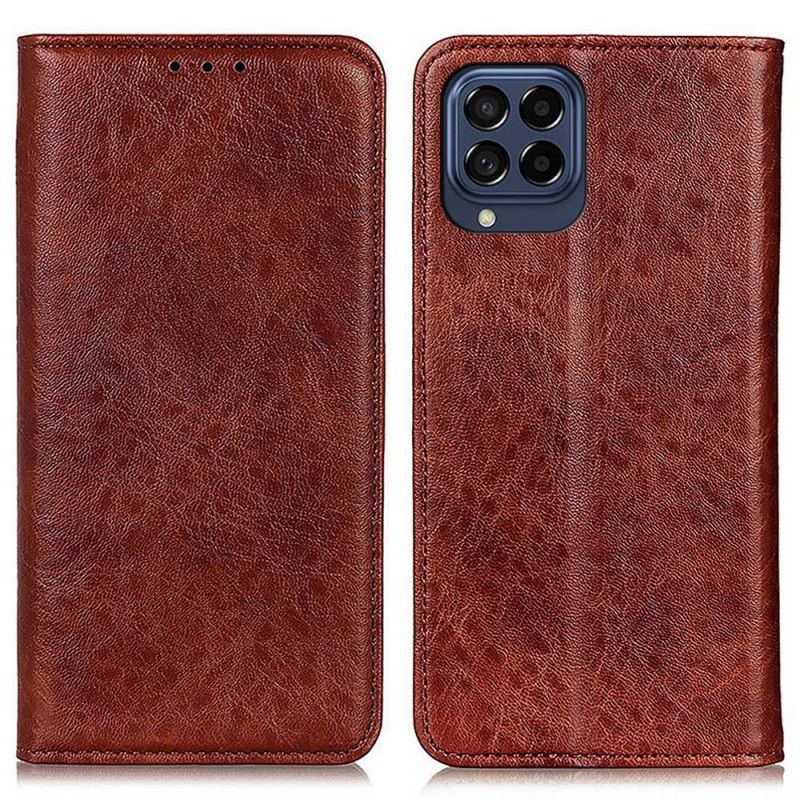 Flipové Puzdro Samsung Galaxy M53 5G Kožené Puzdro Textúra Kože