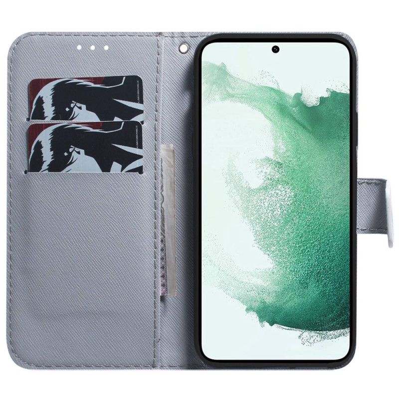 Kožené Puzdro Samsung Galaxy M53 5G Akvarelový Pes