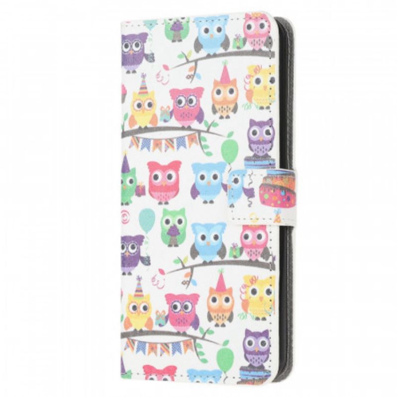 Kožené Puzdro Samsung Galaxy M53 5G Band Of Owls