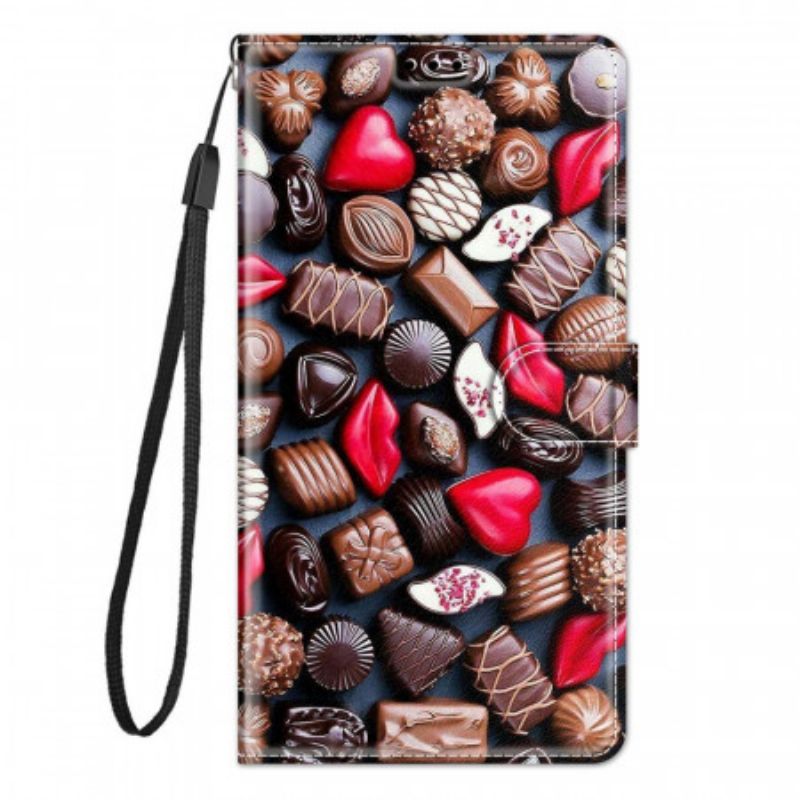 Kožené Puzdro Samsung Galaxy M53 5G Čokolády