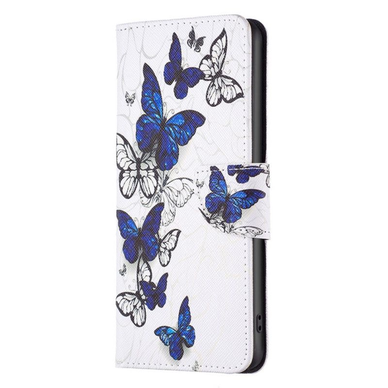 Kožené Puzdro Samsung Galaxy M53 5G Decline Butterflies