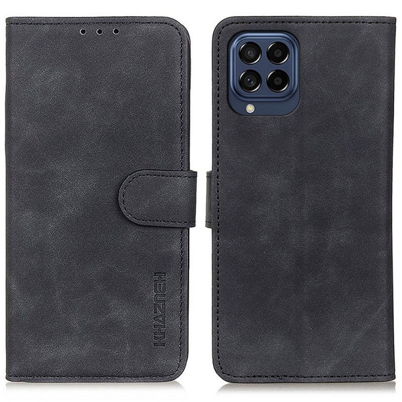 Kožené Puzdro Samsung Galaxy M53 5G Khazneh Vintage Kožený Efekt