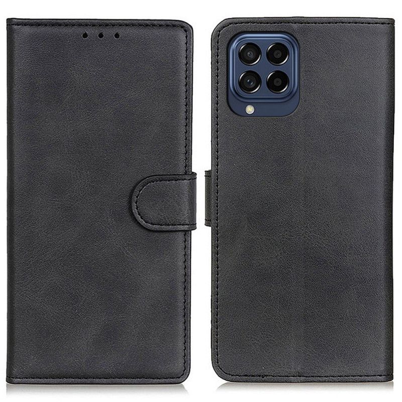 Kožené Puzdro Samsung Galaxy M53 5G Matná Umelá Koža