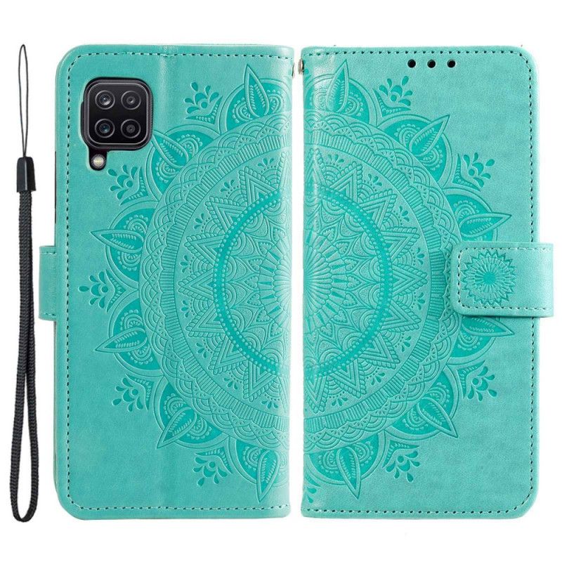 Kožené Puzdro Samsung Galaxy M53 5G Slnečná Mandala