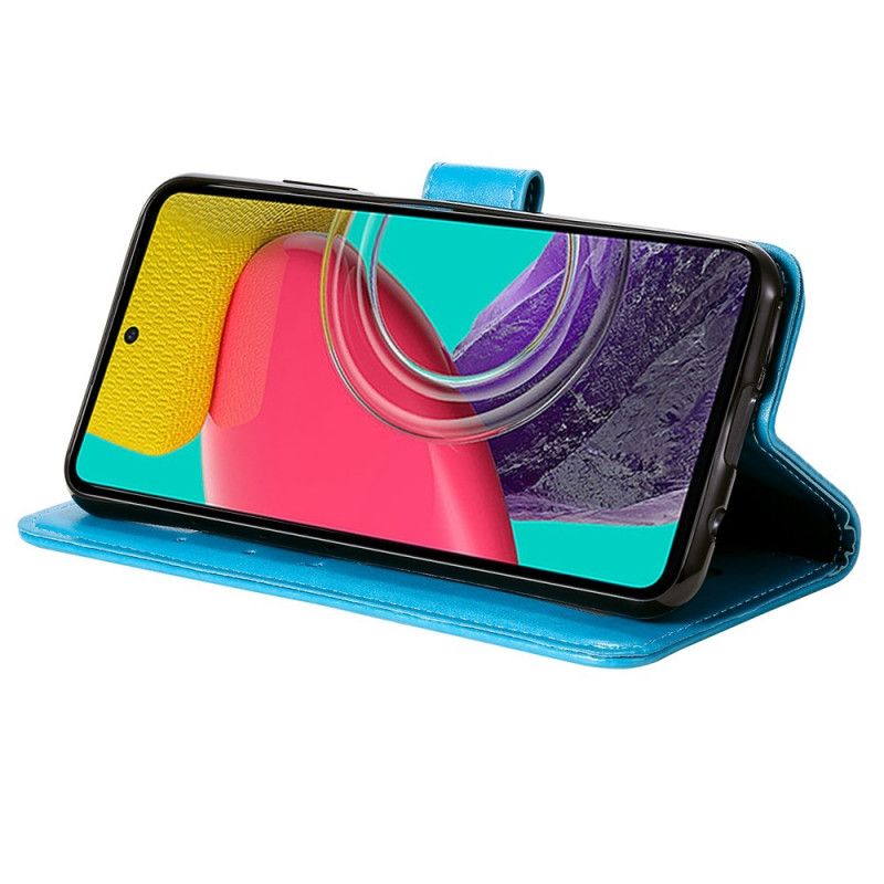 Kožené Puzdro Samsung Galaxy M53 5G Slnečná Mandala