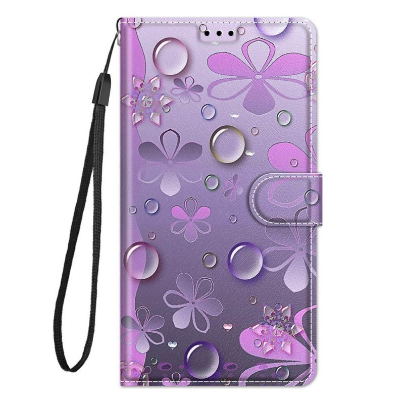 Kožené Puzdro Samsung Galaxy M53 5G Tang Drops