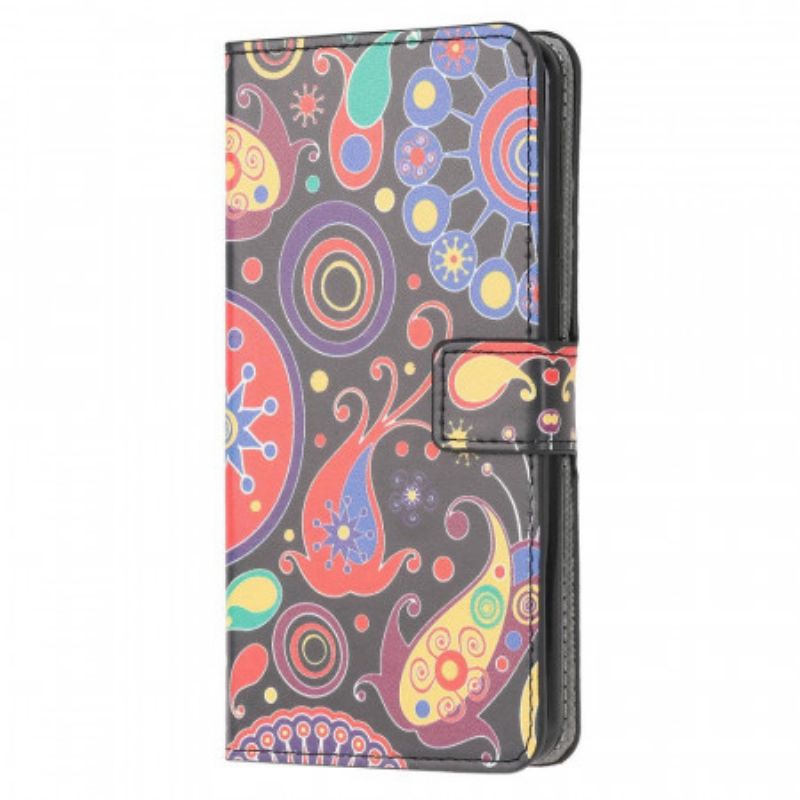 Kožené Puzdro Samsung Galaxy M53 5G Vzor Galaxie